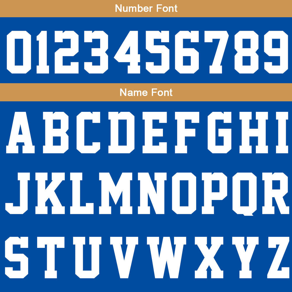 Custom Reversible Basketball Suit for Adults and Kids Personalized Jersey Royal&Gold