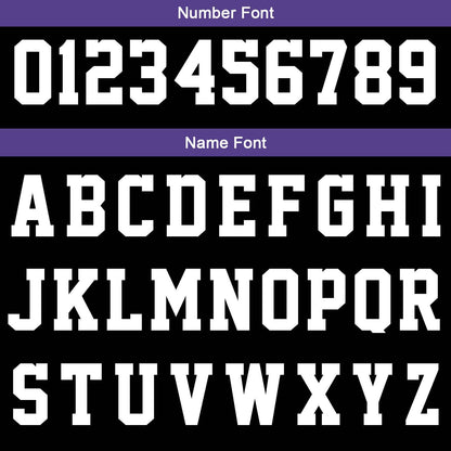 Custom Black Purple White Reversible Basketball Suit for Adults and Kids Personalized Jersey