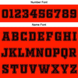 Custom Orange Red White Black Reversible Basketball Suit for Adults and Kids Personalized Jersey