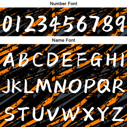 Custom Reversible Basketball Suit for Adults and Kids Personalized Jersey Damage-Orange