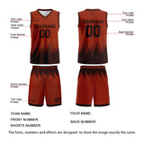 Custom Brown Dark Brown Basketball Jersey Uniform Suit Printed Your Logo Name Number