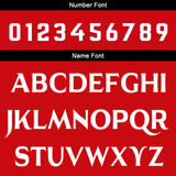 Custom Red Orange Reversible Basketball Jersey Uniform Suit Printed Your Logo Name Number
