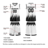 Custom White Black Basketball Jersey Uniform Suit Printed Your Logo Name Number