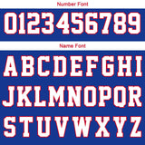 Custom Royal White Reversible Basketball Suit for Adults and Kids Personalized Jersey