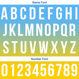 Custom Light Blue Yellow Football Gradient Polo Shirts  Add Your Unique Logo/Name/Number