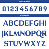 Custom Royal Blue White Reversible Basketball Jersey Uniform Suit Printed Your Logo Name Number