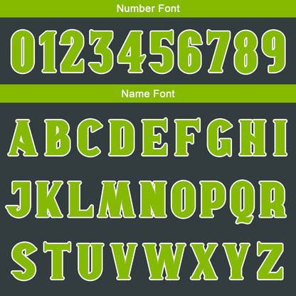 Custom Fluid Green Black Basketball Jersey Uniform Suit Printed Your Logo Name Number