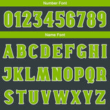 Custom Fluid Green Black Basketball Jersey Uniform Suit Printed Your Logo Name Number