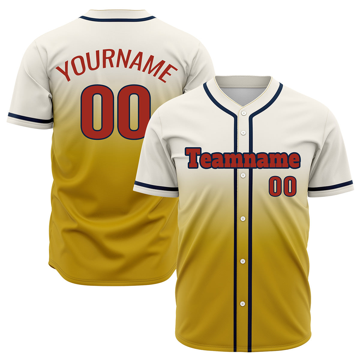 Custom Yellow Off White Hip Hop Baseball Jersey Stitched Printed - Personalized Name Number Shirts #BB-0919-0096