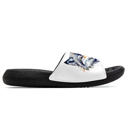 Customized Basketball Slippers With Added Patterns, Name Number Logo