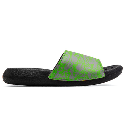 Customized Basketball Slippers With Added Patterns, Name Number Logo