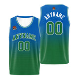 Custom Basketball Jersey Personalized Stitched Team Name Number Logo Blue&Navy