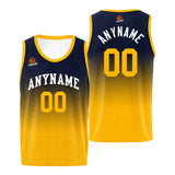 Custom Basketball Jersey Personalized Stitched Team Name Number Logo Orange&Black