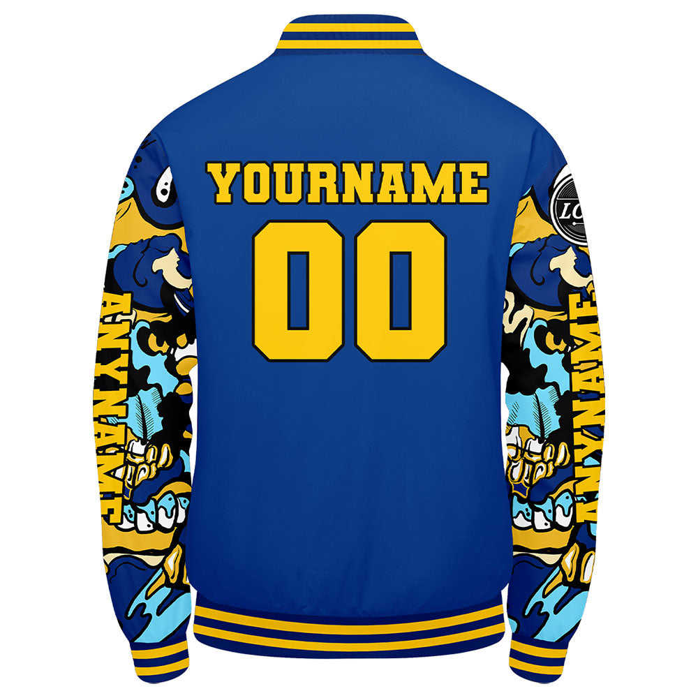 Custom Royal Varsity Jackets for Men Women Youth Personalized Letterman Jackets