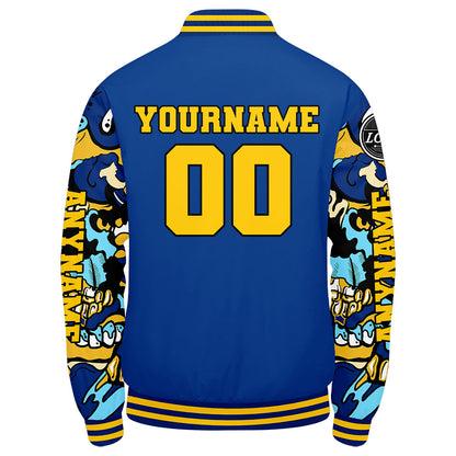 Custom Royal Varsity Jackets for Men Women Youth Personalized Letterman Jackets