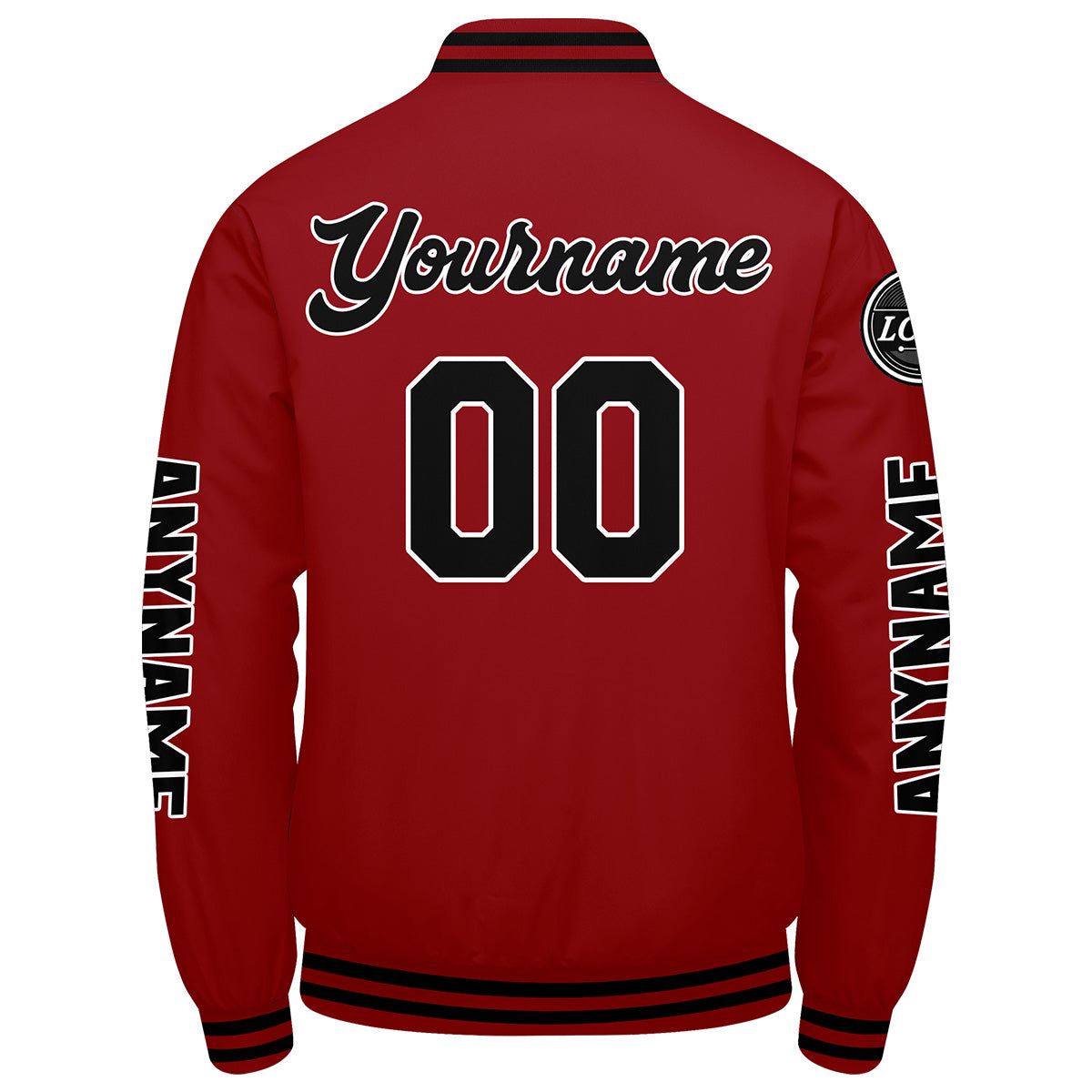 Custom Red Black Varsity Jackets for Men Women Youth Personalized Letterman Jackets