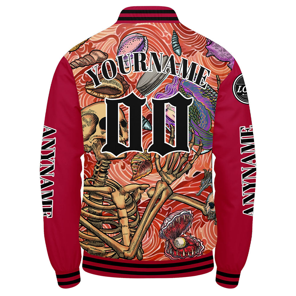 Custom Red Varsity Jackets for Men Women Youth Personalized Letterman Jackets