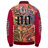 Custom Red Varsity Jackets for Men Women Youth Personalized Letterman Jackets