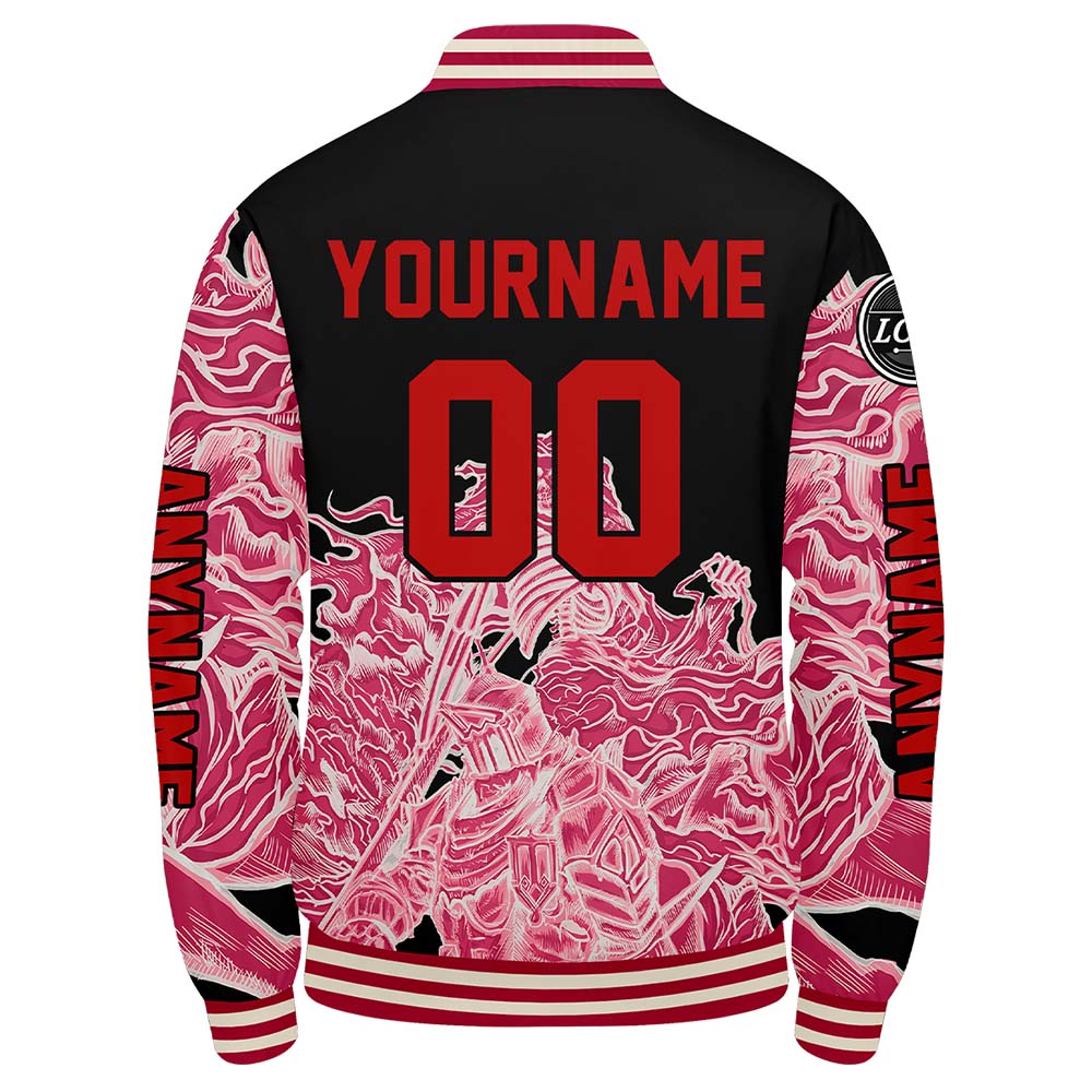Custom Pink Varsity Jackets for Men Women Youth Personalized Letterman Jackets