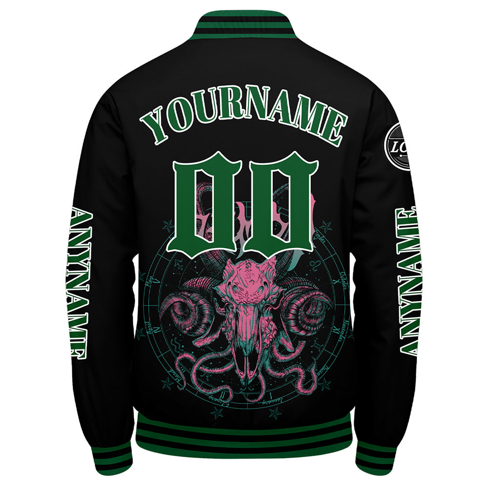 Custom Green Varsity Jackets for Men Women Youth Personalized Letterman Jackets