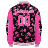 Custom Pink Varsity Jackets for Men Women Youth Personalized Letterman Jackets