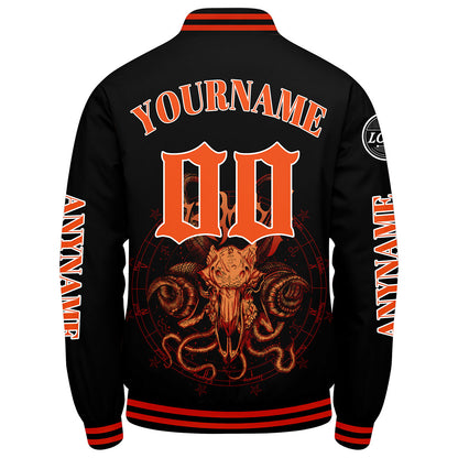 Custom Orange Varsity Jackets for Men Women Youth Personalized Letterman Jackets
