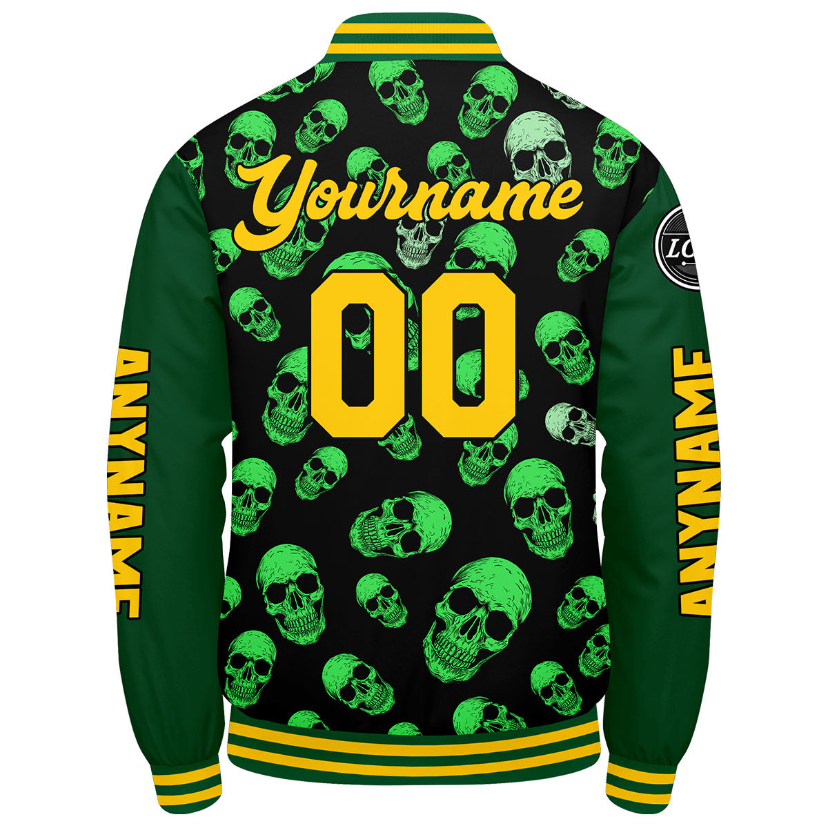 Custom Green Varsity Jackets for Men Women Youth Personalized Letterman Jackets