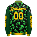 Custom Green Varsity Jackets for Men Women Youth Personalized Letterman Jackets
