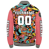 Custom Pink Varsity Jackets for Men Women Youth Personalized Letterman Jackets