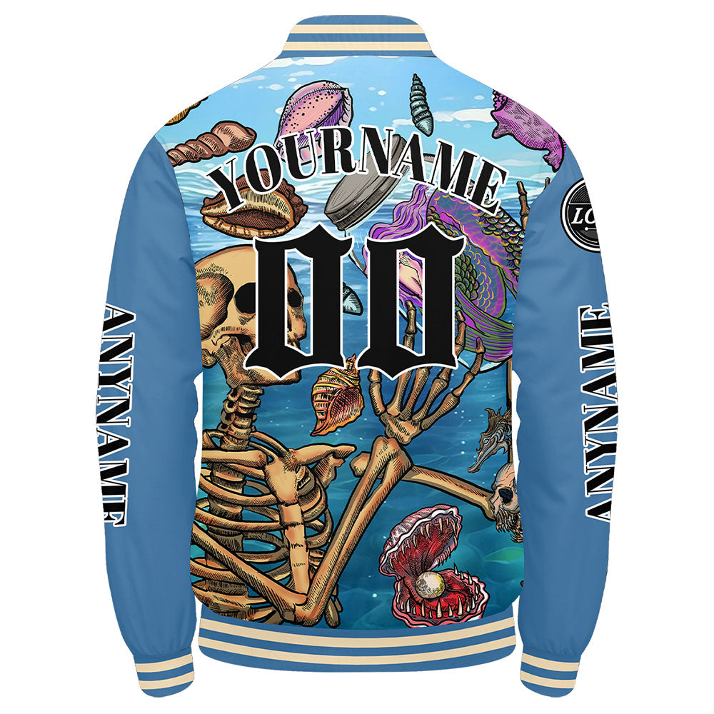 Custom Light blue Varsity Jackets for Men Women Youth Personalized Letterman Jackets