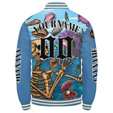 Custom Light blue Varsity Jackets for Men Women Youth Personalized Letterman Jackets