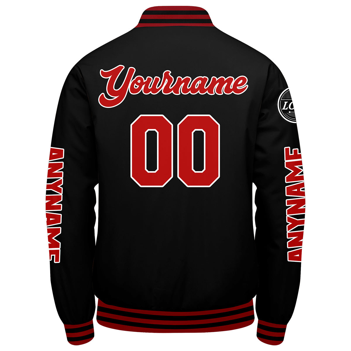 Custom Red Black Varsity Jackets for Men Women Youth Personalized Letterman Jackets