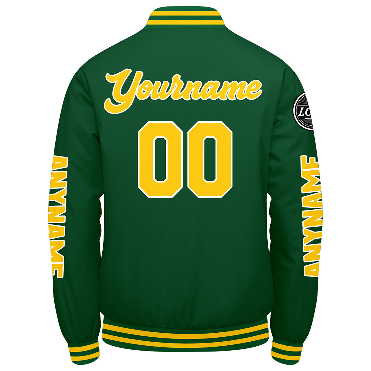 Custom Green Yellow Varsity Jackets for Men Women Youth Personalized Letterman Jackets