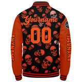 Custom Orange Varsity Jackets for Men Women Youth Personalized Letterman Jackets