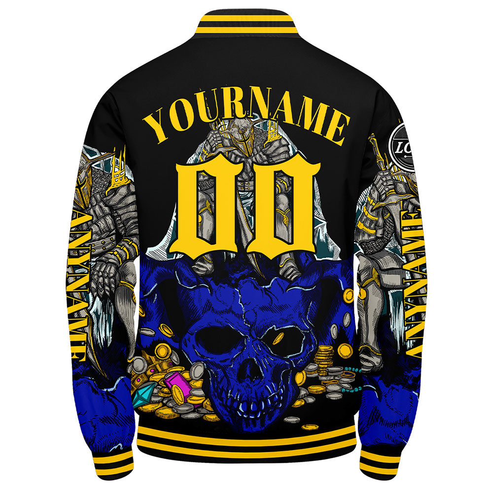 Custom Royal Yellow Varsity Jackets for Men Women Youth Personalized Letterman Jackets