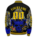 Custom Royal Yellow Varsity Jackets for Men Women Youth Personalized Letterman Jackets