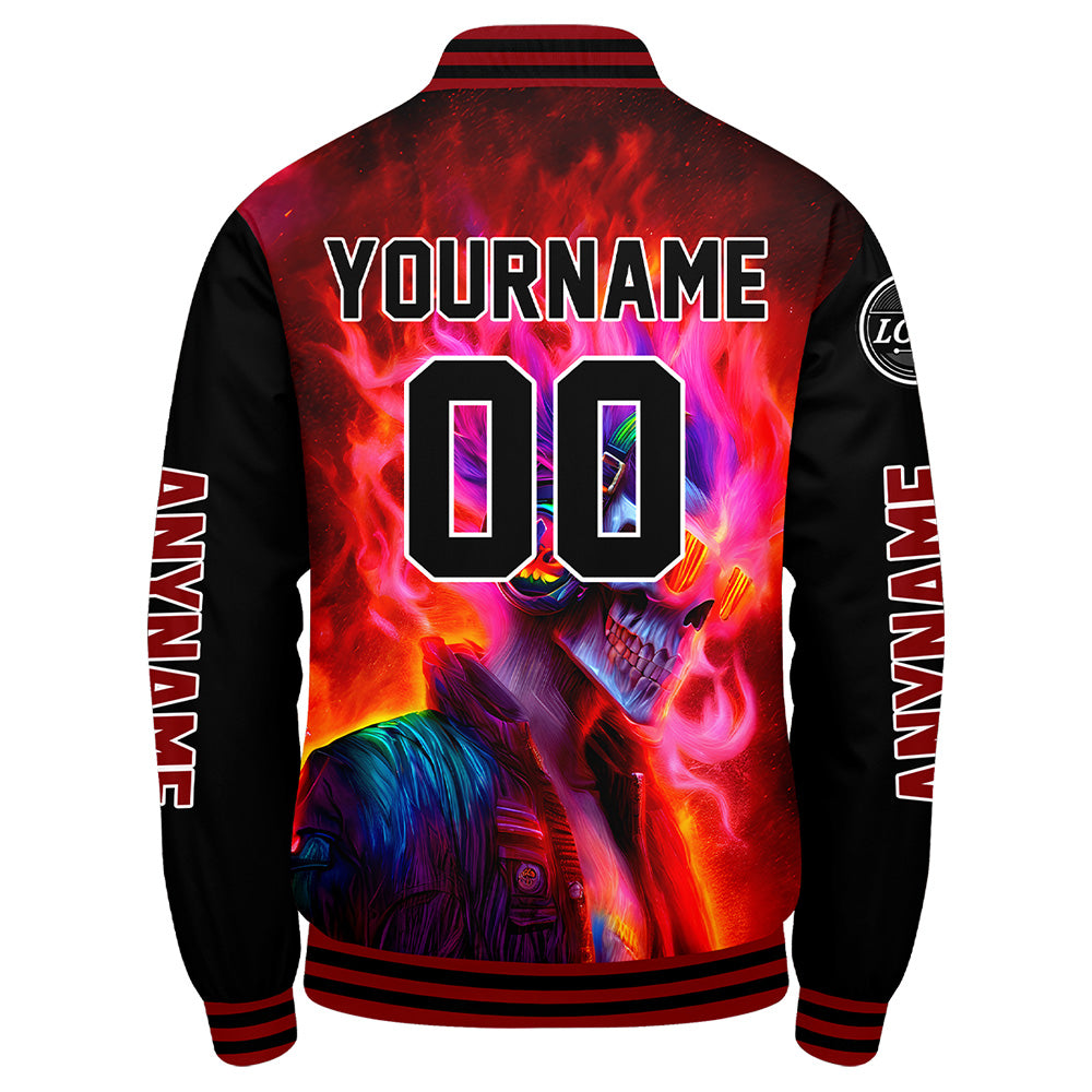 Custom Red Black Varsity Jackets for Men Women Youth Personalized Letterman Jackets