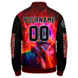 Custom Red Black Varsity Jackets for Men Women Youth Personalized Letterman Jackets