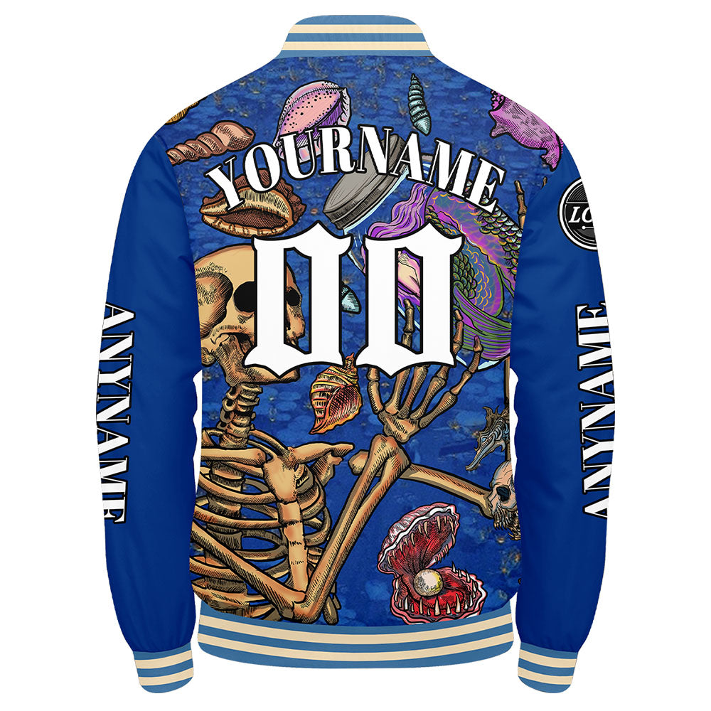 Custom Blue Varsity Jackets for Men Women Youth Personalized Letterman Jackets