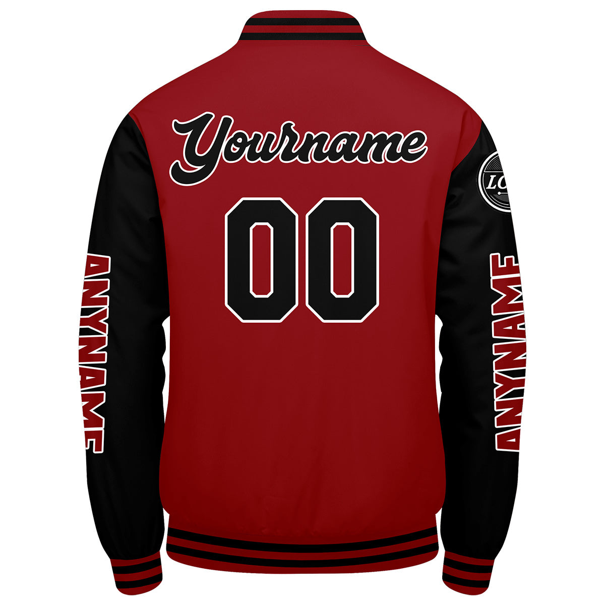 Custom Red Black Varsity Jackets for Men Women Youth Personalized Letterman Jackets