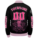 Custom Pink Varsity Jackets for Men Women Youth Personalized Letterman Jackets