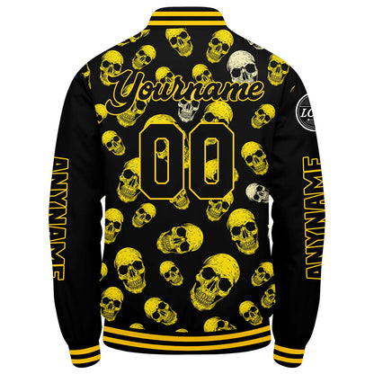 Custom Yellow Varsity Jackets for Men Women Youth Personalized Letterman Jackets