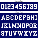 Custom Blue White Basketball Jersey Uniform Suit Printed Your Logo Name Number