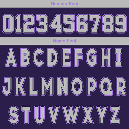 Custom Purple Grey Reversible Basketball Suit for Adults and Kids Personalized Jersey
