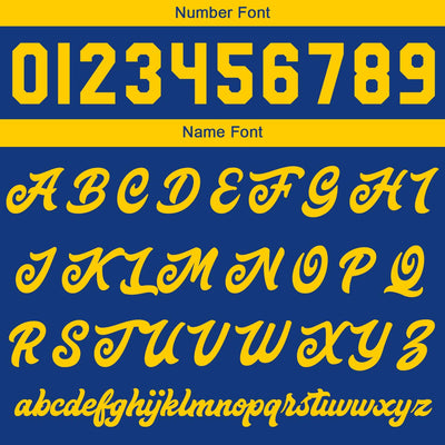 Custom Blue Yellow Varsity Jackets for Men Women Youth Personalized Letterman Jackets