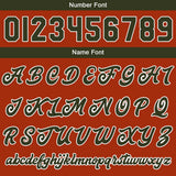 Custom Orange Green Varsity Jackets for Men Women Youth Personalized Letterman Jackets