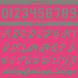 Custom Light Gray Pink Varsity Jackets for Men Women Youth Personalized Letterman Jackets
