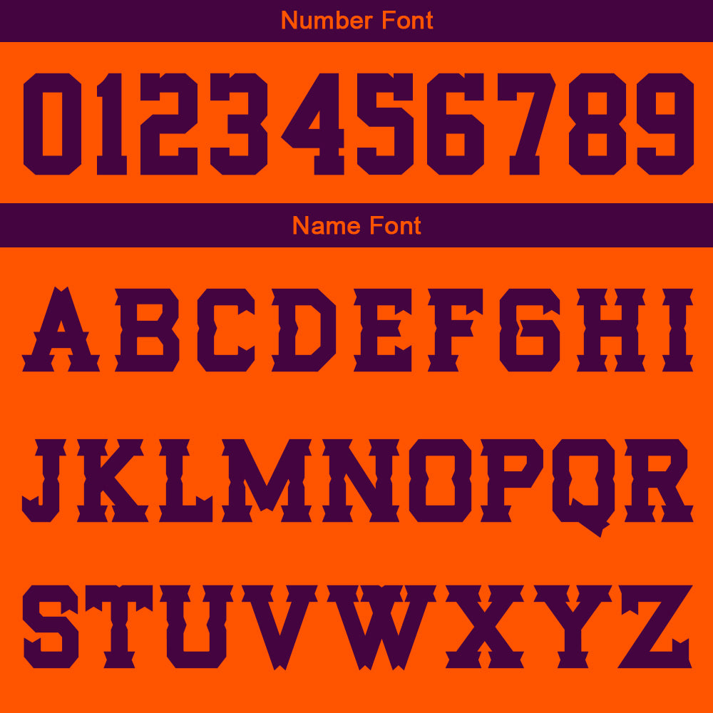 Custom Orange Purple Basketball Jersey Uniform Suit Printed Your Logo Name Number