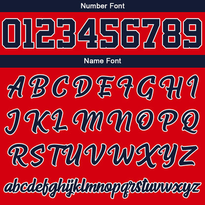 Custom Navy Red Sweatshirt Hoodie For Men Women Girl Boy Print Your Logo Name Number