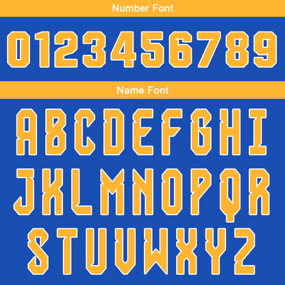 Custom Blue White Yellow Reversible Basketball Suit for Adults and Kids Personalized Jersey